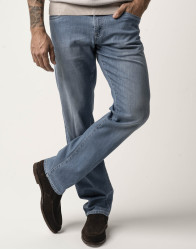 Scissor Scriptor Light Blue Straight-Leg Jeans thumbnail 1